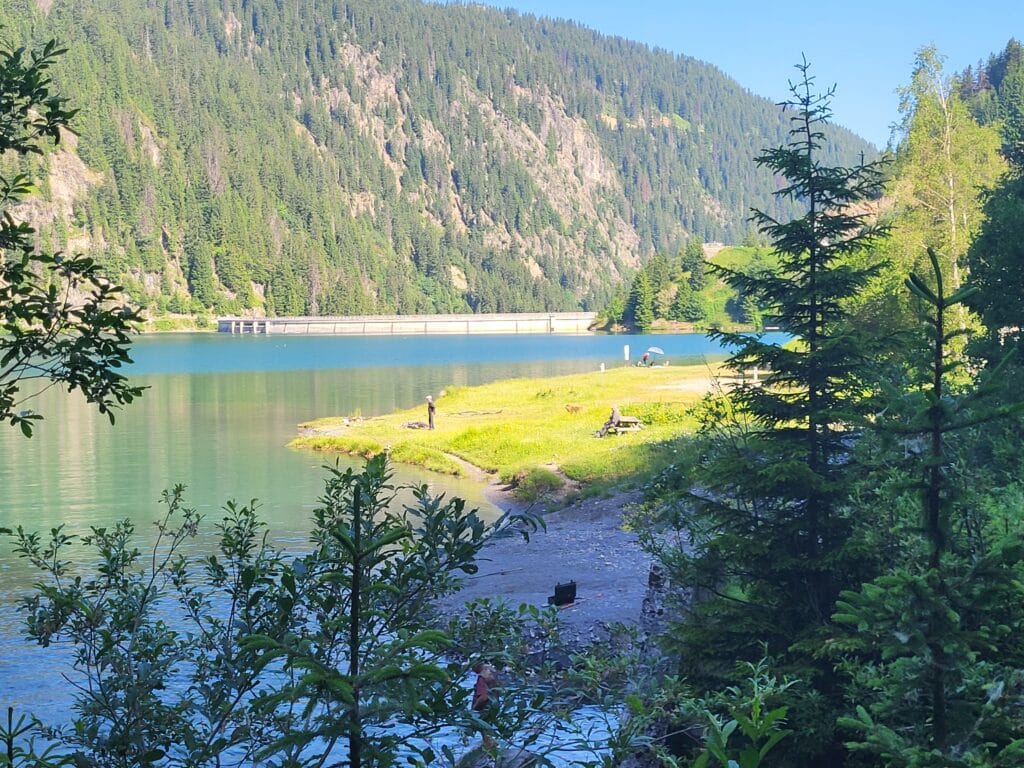 Panorame du barrage de Roselend