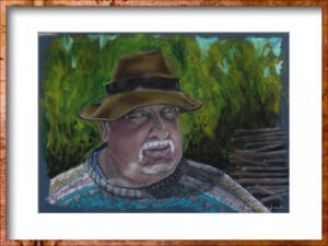 Un paysan montagnard en Savoie