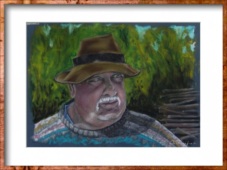 Un paysan montagnard en Savoie